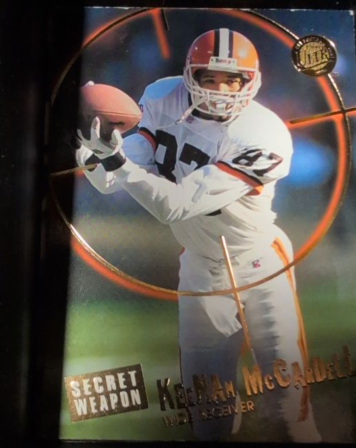 1996 Fleer Ultra #196 Keenan McCardell Secret Weapon Cleveland Browns — front