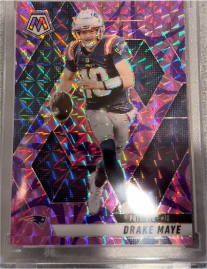 2025 Panini Mosaic #28 Drake Maye — front