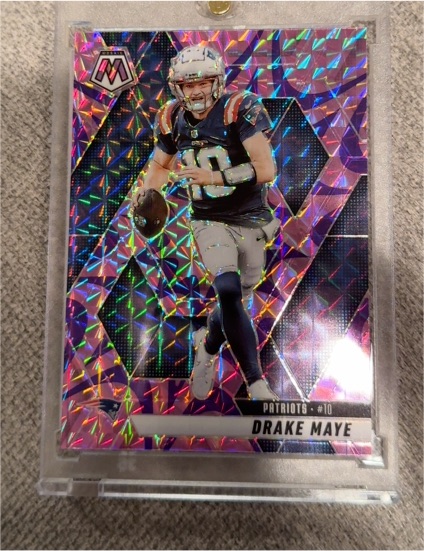 2025 Panini Mosaic #28 Drake Maye — front