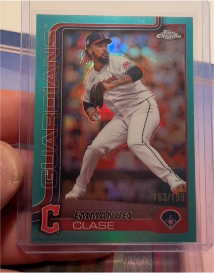 2025 Topps Chrome #163 Emmanuel Clase — front
