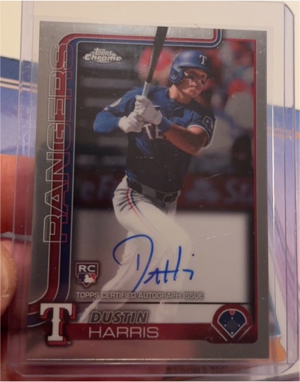 2025 Topps Chrome #RA-DHA Dustin Harris — front