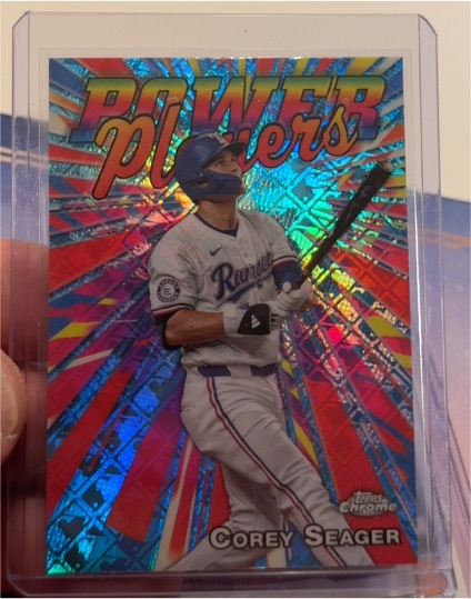 2025 Topps Chrome #PP-8 Corey Seager — front