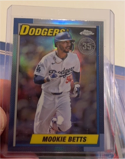 2025 Topps Chrome 35th Anniversary #90CB-8 Mookie Betts — front