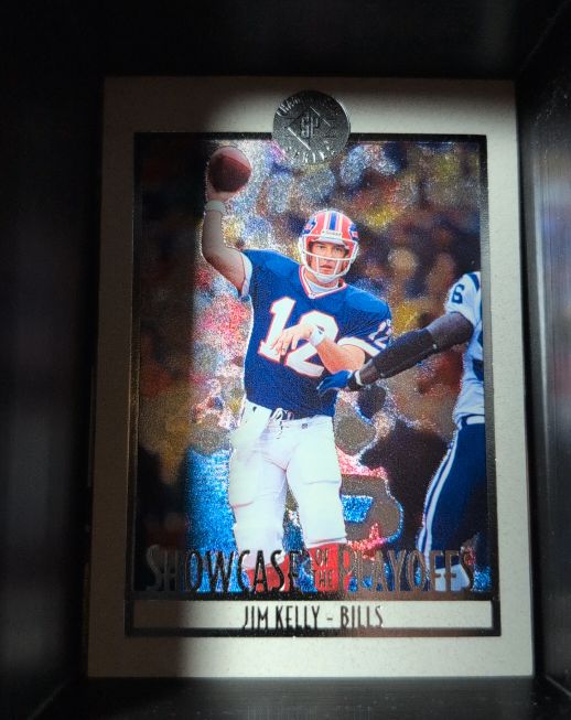 1995 Upper Deck SP Championship #PS15 Jim Kelly Showcase of the Playoffs — front