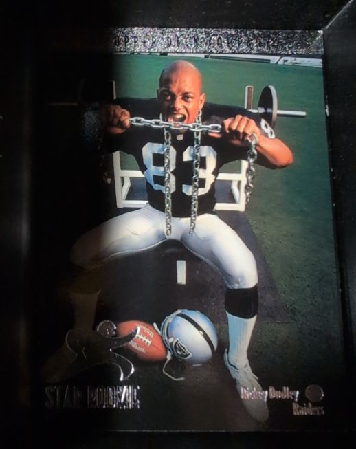 1996 Upper Deck #9 Rickey Dudley Oakland Raiders Rookie — front