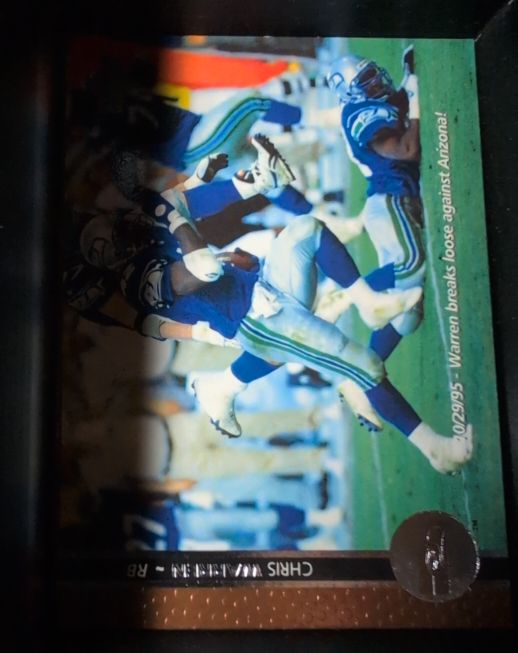1996 Upper Deck #208 Chris Warren — front