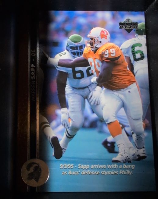 1996 Upper Deck #179 Warren Sapp — front
