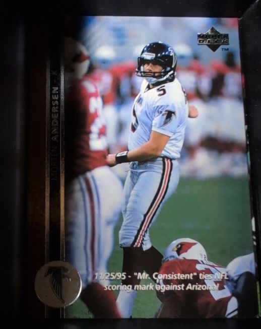 1996 Upper Deck #152 Morten Andersen — front