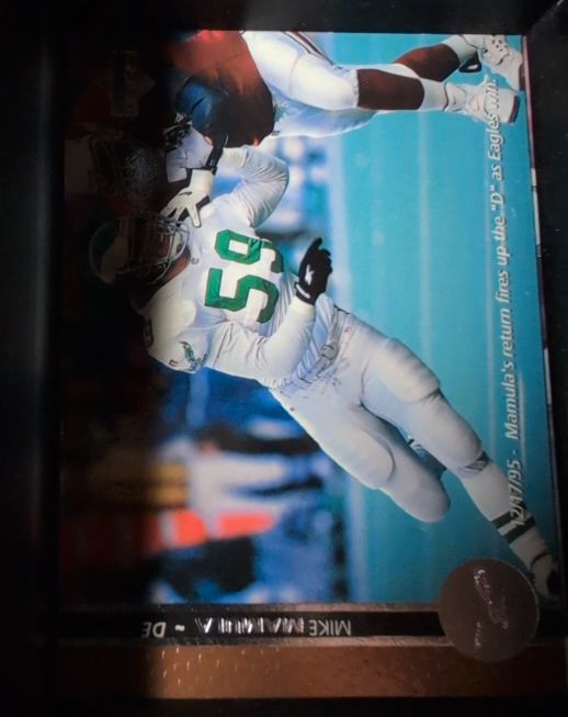 1996 Upper Deck #143 Mike Mamula Philadelphia Eagles — front