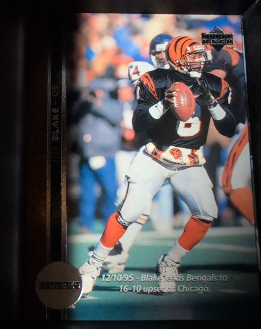1996 Upper Deck #127 Jeff Blake Cincinnati Bengals — front