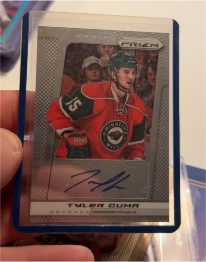 2012-13 Panini Rookie Anthology Prizm Autographs #78 Tyler Cuma — front
