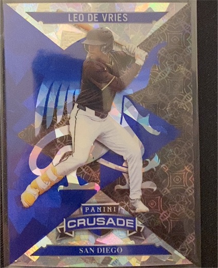2025 Panini Crusade #35 Leo De Vries — front
