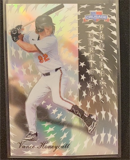 2025 Panini Crusade Certified Prospects #13 Vance Honeycutt — front