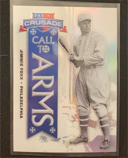 2025 Panini Crusade #13 Jimmie Foxx Call to Arms — front