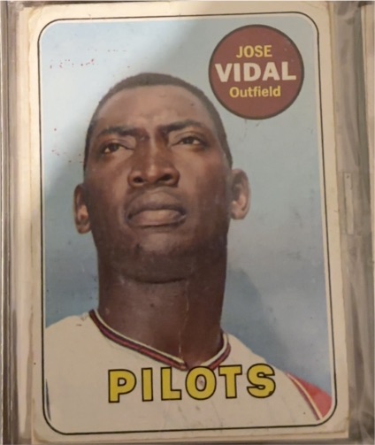 1969 Topps #322 Jose Vidal — front