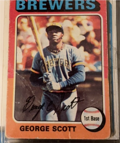 1975 Topps #360 George Scott — front