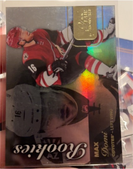 2015-16 Fleer Showcase Flair #40 Max Domi Row 0 Rookie Coyotes — front