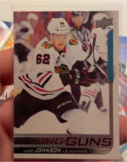 2018-19 Upper Deck #245 Luke Johnson Young Guns — front