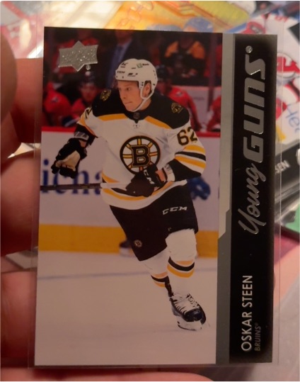 2021-22 Upper Deck Series 2 #494 Oskar Steen — front
