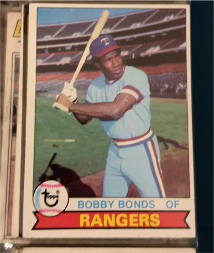 1979 Topps #285 Bobby Bonds Texas Rangers — front
