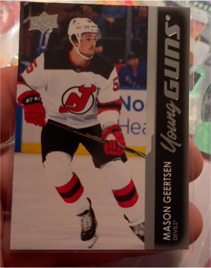 2021-22 Upper Deck Series 2 #470 Mason Geertsen — front