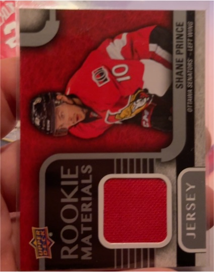 2015-16 Upper Deck Rookie Materials #RM-SP Shane Prince — front