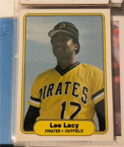 1982 Fleer #483 Lee Lacy — front