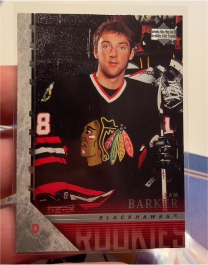 2005-06 Upper Deck #445 Cam Barker Young Guns Rookie Card — front