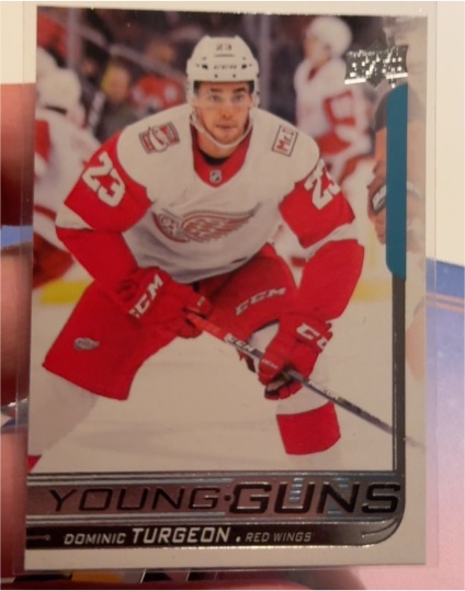 2018-19 Upper Deck Series 2 #486 Dominic Turgeon Young Guns Rookie Card — front
