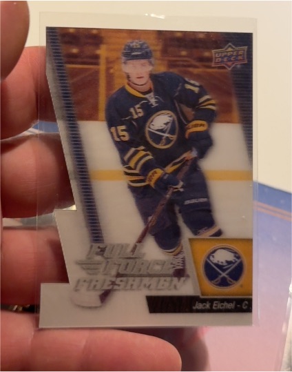 2015-16 Upper Deck Full Force Rookie Rising Force #RF-JE Jack Eichel — front