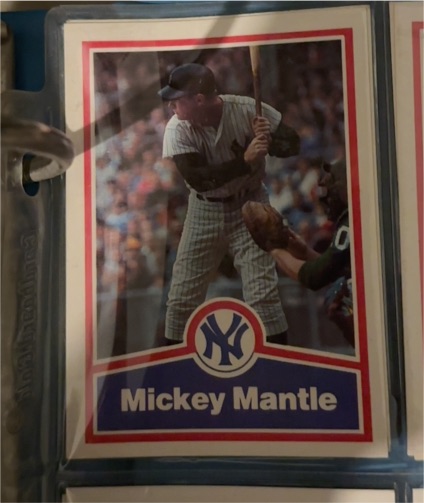1989 CMC Mickey Mantle #3 — front