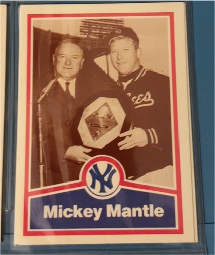 1989 CMC #8 Mickey Mantle — front