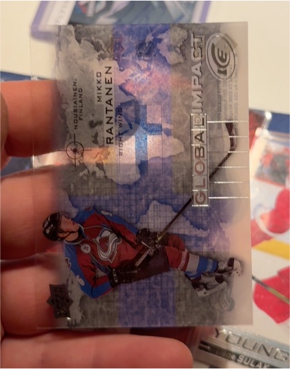 2015-16 Upper Deck Ice Global Impact #GIMR Mikko Rantanen — front