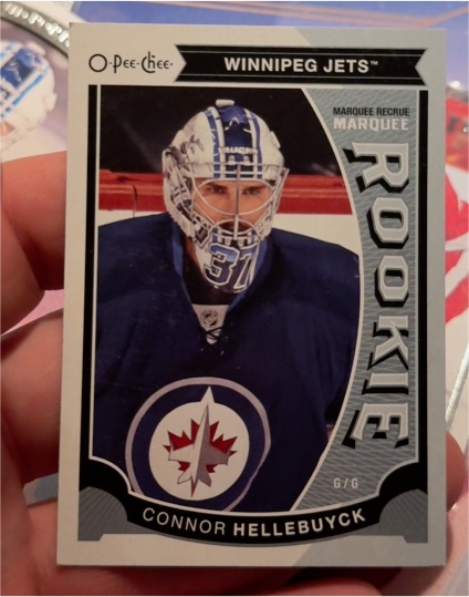 2015-16 O-Pee-Chee Update #U47 Connor Hellebuyck — front