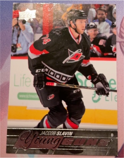 2015-16 Upper Deck Young Guns #469 Jaccob Slavin — front