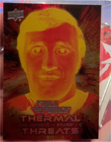 2015-16 Upper Deck Full Force #TT-PE Phil Esposito Thermal Threats — front
