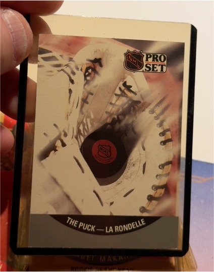 1990-91 Pro Set #705 The Puck - La Rondelle — front