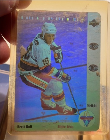 1991-92 Upper Deck McDonald's Holograms #McH-04 Brett Hull — front