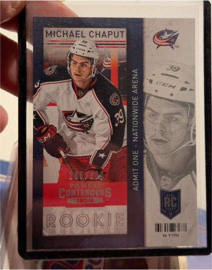 2013-14 Panini Contenders #148 Michael Chaput — front