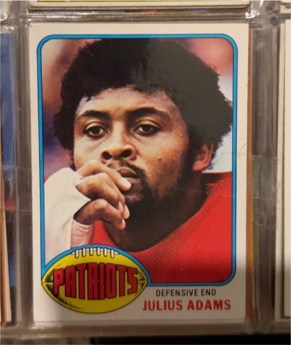 1976 Topps #348 Julius Adams — front