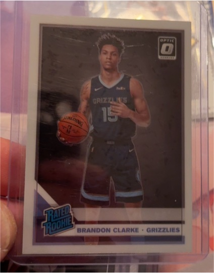 2019-20 Panini Donruss Optic #194 Brandon Clarke Rated Rookie — front