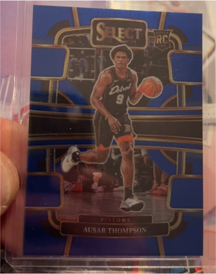 2023-24 Panini Select #95 Ausar Thompson Blue Concourse Rookie — front