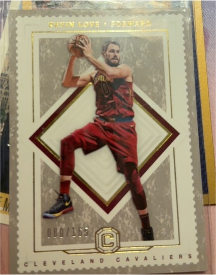 2017 Panini Encased #164 Kevin Love — front