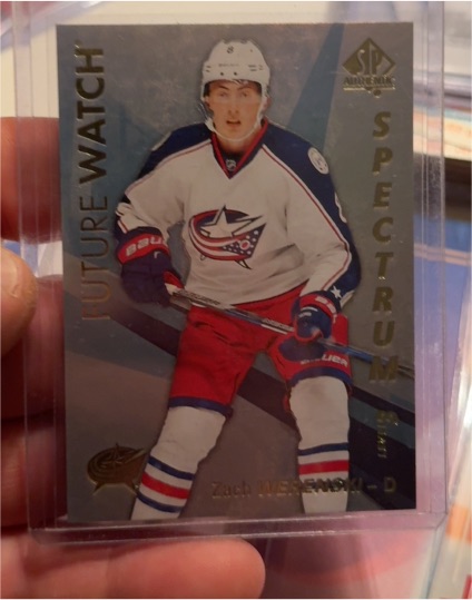2016-17 SP Authentic #S-91 Zach Werenski Future Watch Spectrum — front