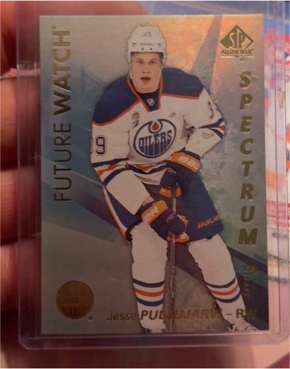 2016-17 SP Authentic Spectrum Future Watch #S90 Jesse Puljujarvi — front
