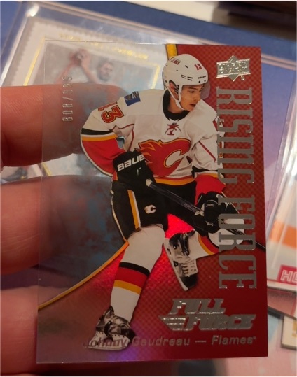 2015-16 Upper Deck Full Force Rising Force #RF-JG Johnny Gaudreau — front
