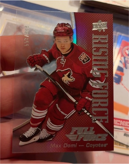 2015-16 Upper Deck Full Force Rising Force #RFMD Max Domi — front