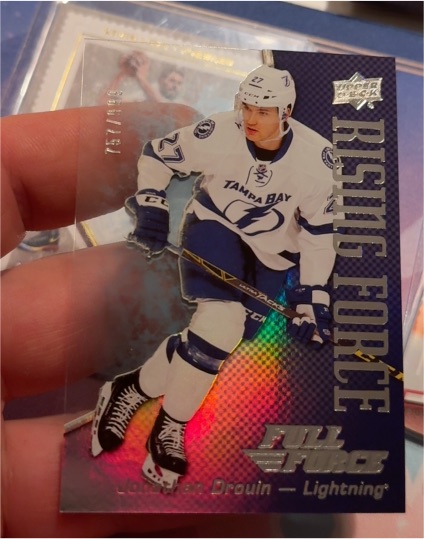 2015-16 Upper Deck Full Force Rising Force #RF-JD Jonathan Drouin — front