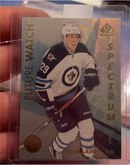 2016-17 Upper Deck SP Authentic #S-29 Patrik Laine Future Watch Spectrum — front