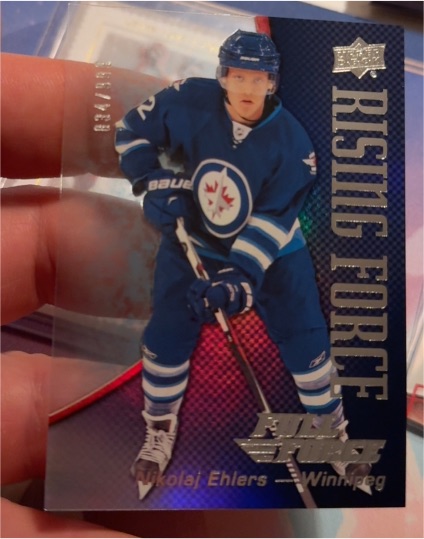 2015-16 Upper Deck Full Force Rising Force #RF-NE Nikolaj Ehlers — front